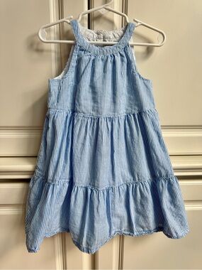 Old Navy Sleeveless Striped Cami Swing Tiered Dress for Toddler Girls 3T
